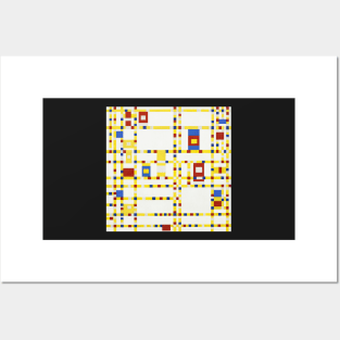 Broadway Boogie Woogie By Piet Mondrian Posters and Art